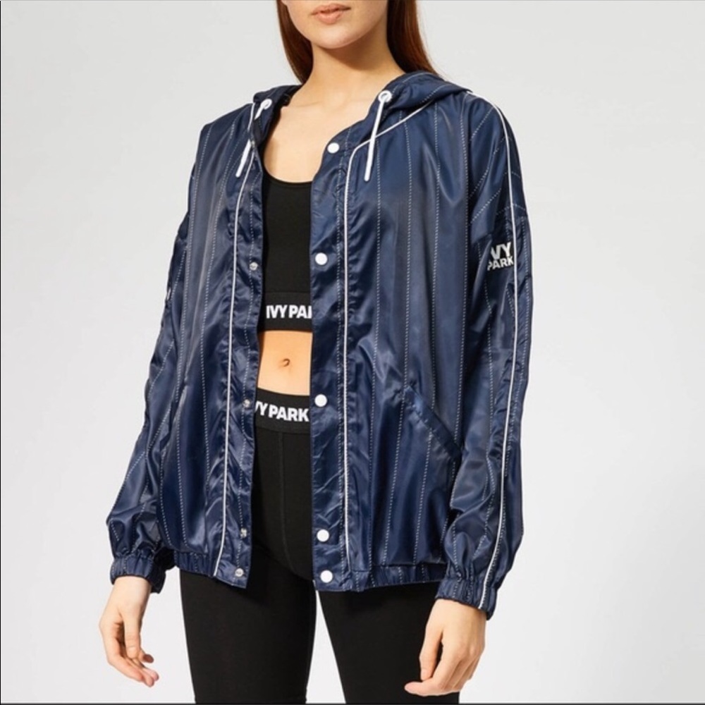 IVY PARK by Beyoncé blue baseball jacket